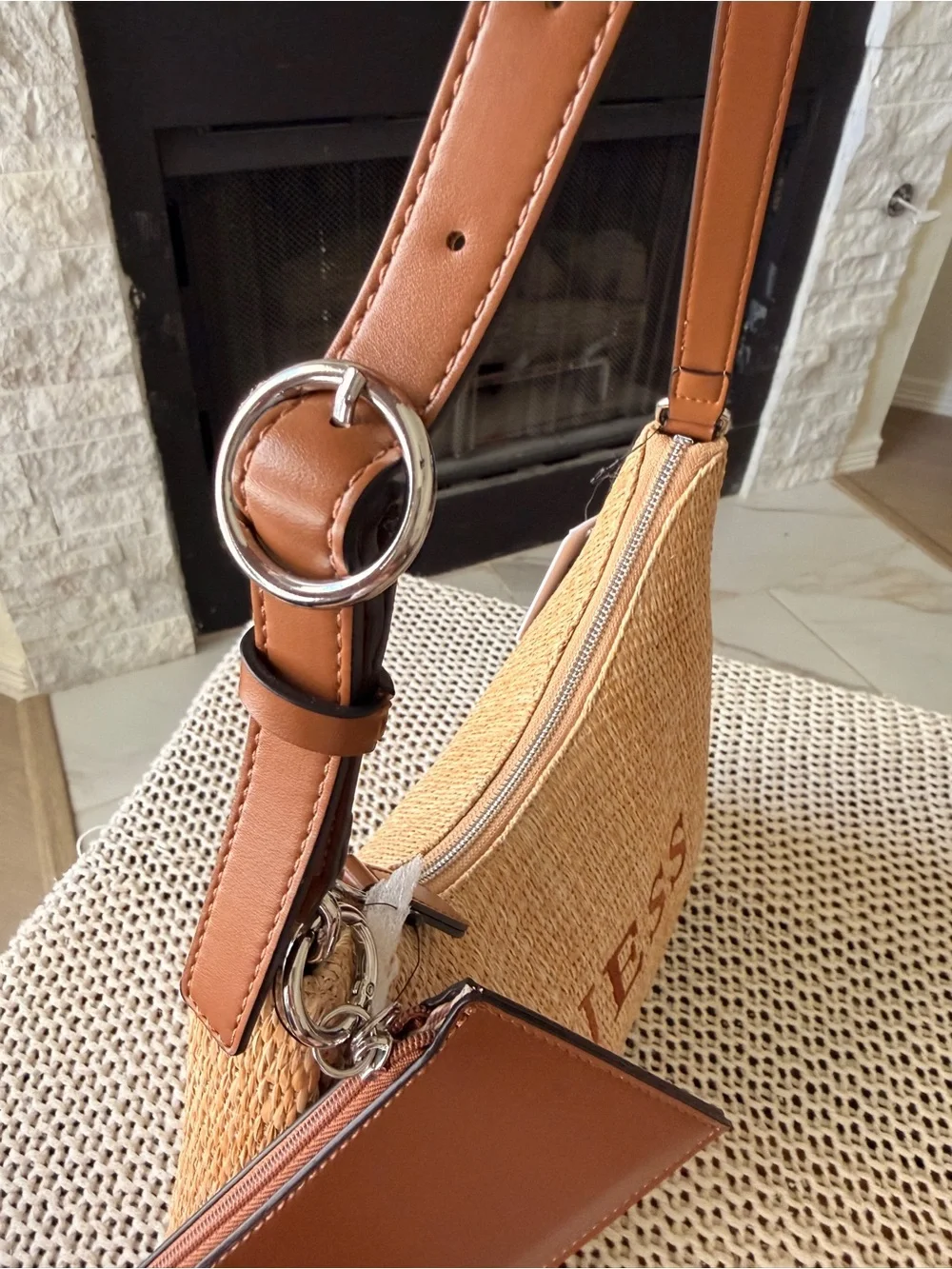Guess leather hobo